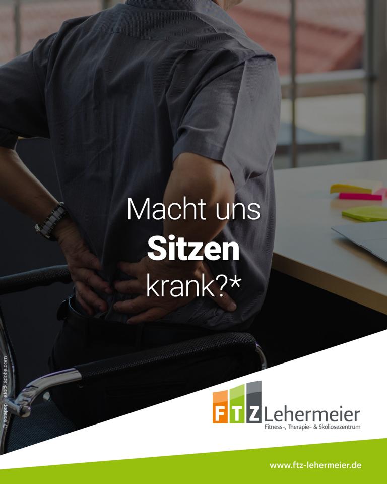 Macht sitzen krank
